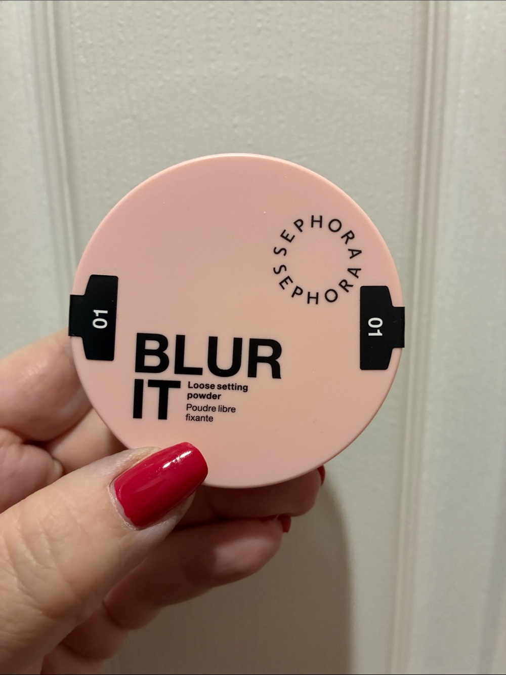Sephora Blur It Loose Setting Powder in Brightening Pink